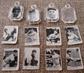 Vintage Gum Ball Baseball Photo Charms Lot Premium Toy