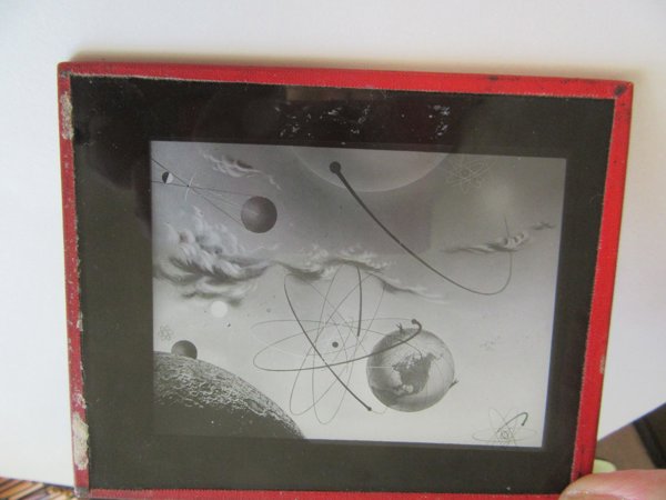 Vintage Herbert Bayer Magic Lantern Slide RARE General Electric Advertising