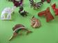 Vintage Pin Lot Butterflies Critters Squirrel Scatter Pin and More Figural Costume Jewelry