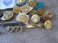 Vintage Military Pins and  Badges Lot US Army Airforce ROTC Militaria Collectibles