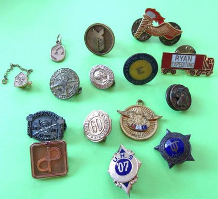 Vintage Pins and More Lot UHS 1907 FOE NRA Typist Collectibles