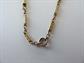 Antique Simmons Gold Filled and Crystal Necklace  Signed Jewelry