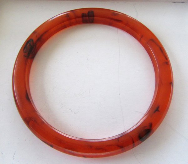 Vintage Bakelite Bangle Bracelet Unusual Color