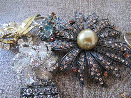 Rhinestone Harvest Lot Crafting Jewelry Making