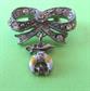 Vintage Ladies Shriner Masonic Rhinestone Charm Pin Freemasons Fraternal Collectibles