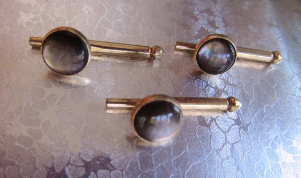 Swank Signed Mother of Pearl Stud Set
