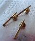 Swank Signed Mother of Pearl Stud Set