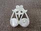 Vintage 1960's Carved Mother of Pearl Astrology Pins Never Worn  Old Stock Your Choice Zodiac Costume Jewelry