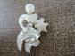 Vintage 1960's Carved Mother of Pearl Astrology Pins Never Worn  Old Stock Your Choice Zodiac Costume Jewelry
