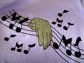 RARE 1980's Michael Jackson MJ Glitter Glove Purple Blouse Never Worn Music Memorabilia 