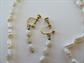 Vintage Genuine Freshwater Pearls Necklaces with 14K Clasps Rice Pearl For Jewelry Making Supplies Destash