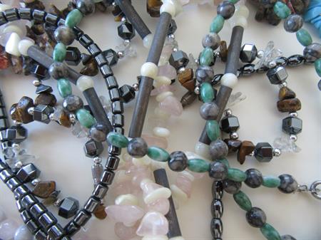 Big Gemstone Necklaces Lot Jewelry Making Destash