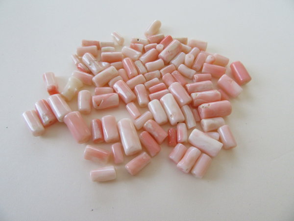 Vintage Coral Drilled Beads Lot Jewelry Making