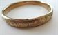 Victorian 1910 Repousse Bangle Bracelet As Is Monogrammed Sullivan on Interior  Antique Jewelry Something Old