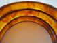 Vintage Bakelite Bangle Bracelets Trio GORGEOUS Iced Tea Swirls! Costume Jewelry