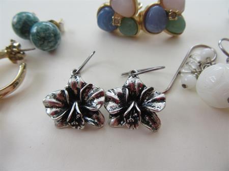Vintage to New Earrings Lot Avon Fossil 