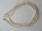 Vintage Genuine Freshwater Pearl 3 Strands for Jewelry Making Destash 