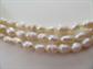 Vintage Genuine Freshwater Pearl 3 Strands for Jewelry Making Destash 