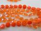 Vintage Mod 1960's Orange Necklace Costume Jewelry '60's Accessories