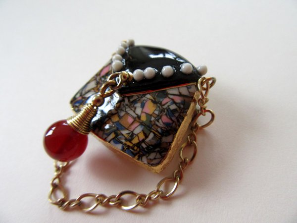 Jewelry 10 Cynthia Chuang Purse Pin  Signed Jewelry