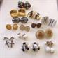Vintage Clip and Pierced Earrings Lot 1950's-1980's Costume Jewelry Crosses