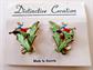 Tremblant Dancing Couple Clip Earrings Austria Vintage Costume Jewelry Old Stock Swing Dance Accessories