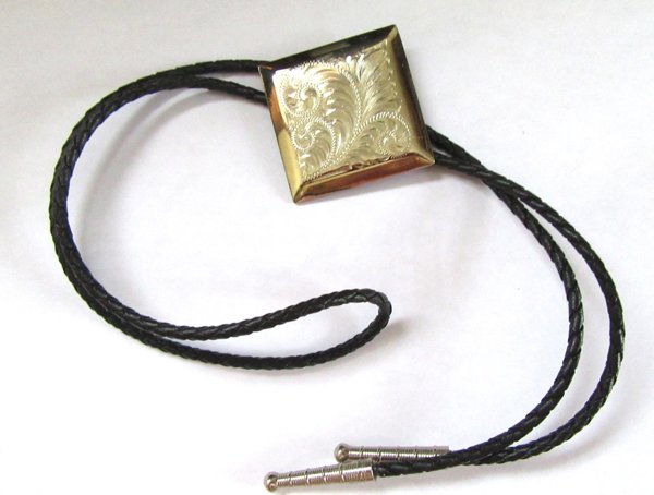 Vintage Comstock Silversmiths Bolo Tie Country Western Cowboy Cowgirl