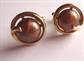 Vintage Swank Brown Lucite Cufflinks Mens Jewelry