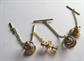 vintage Tie Tags Lot Mens Jewelry Tie Accessories