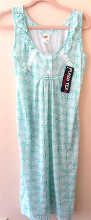 Ladies Vintage Plaza Tex NY Poly Cotton Jersey Nightgown Size Small Original Tag Never Worn 