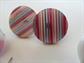 1980's Vintage Lucite Pierced Earrings Rainbow Lucite 80's Accessories