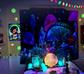 1977 Black Light Mini Poster L. Papermaster Keep A'Puffin Psychedelic Marijuanna Pot Weed Stoner Getting High