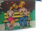 Vintage Early 1960's Vari Vue Kissing Couple Collectibles Flicker