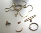 14k Gold Scrap Lot 8.7 Grams Diamonds And Rubies? Jewelry Making