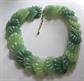Vintage Lucite Leaves Necklace 
