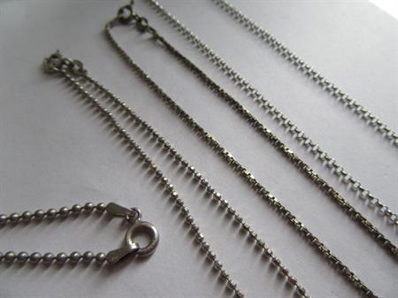 Sterling Silver Chains Lot All Wearable Fine Jewelry