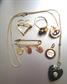 Gold Filled Jewelry Lot Pins Pendants Ring Necklace 17 Grams Womens Association Genuine Pearls 