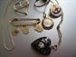 Gold Filled Jewelry Lot Pins Pendants Ring Necklace 17 Grams Womens Association Genuine Pearls 