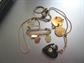Gold Filled Jewelry Lot Pins Pendants Ring Necklace 17 Grams Womens Association Genuine Pearls 