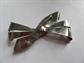 Vintage Jordan Signed Sterling Silver Rhinestone Bow Pin 13.2 Grams Fine Jewelry