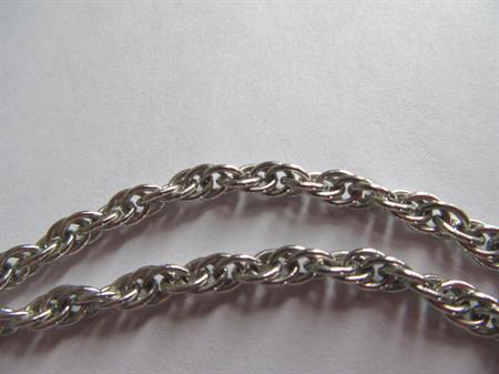 Vintage Sterling Silver Rope Chain Signed AGEM Fine Jewelry