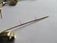 Vintage Stick Pins Lot Frog Koala Pineapple Tiger Eye Venetian Glass violin