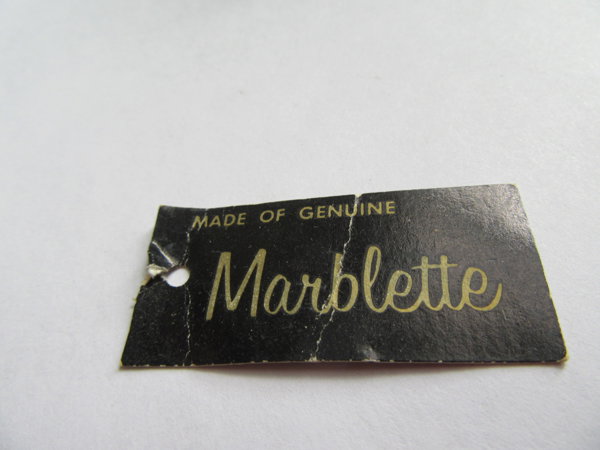 Vintage Marbllette Bakelite Bangles Tag