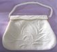 Vintage Heavily Beaded White Evening Bag Japan