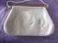 Vintage Heavily Beaded White Evening Bag Japan