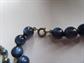 Vintage Necklaces Blue Moon Glow Multi Strand Japan And Free Clip Cluster Earrings Jewelry Lot