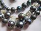 Vintage Necklaces Blue Moon Glow Multi Strand Japan And Free Clip Cluster Earrings Jewelry Lot