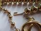 Vintage Gold Tone Jewelry Lot Chains Necklaces Pendants Pins Costume Jewelry