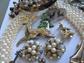Vintage Jewelry Lot Bracelet Necklaces Earrings Pins Poodle Cufflinks Christmas