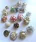 Vintage Single Cluster Earrings Lot Crafts Destash Jewelry Making Repurpose